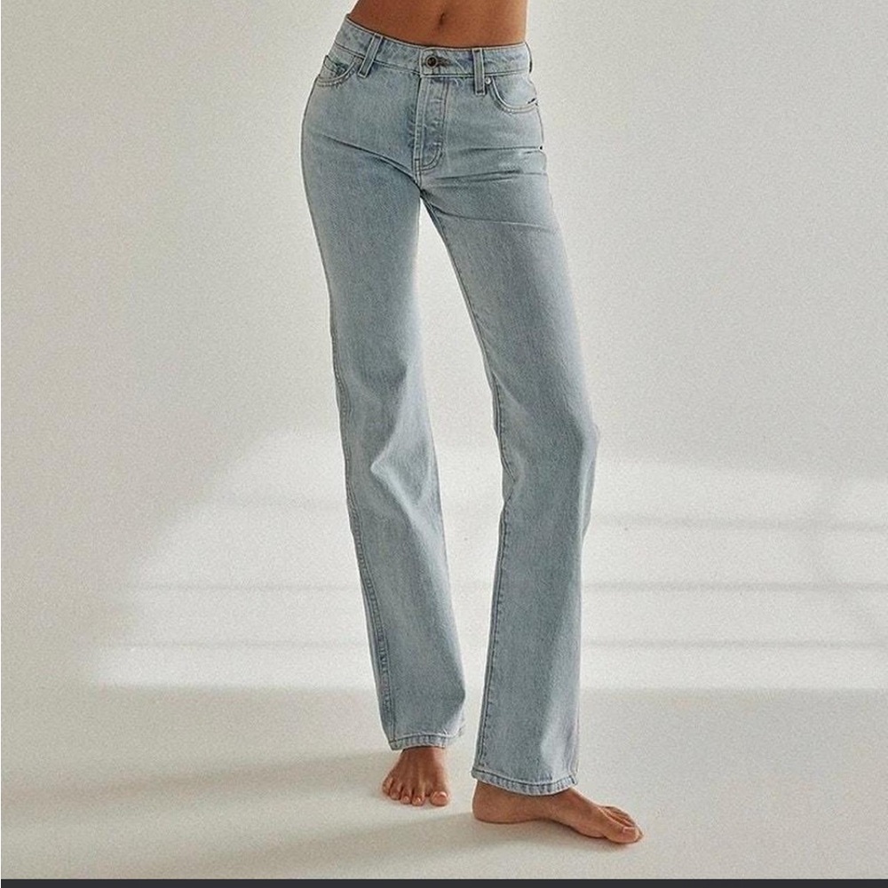 Lands' End Light Blue Denim Pants  Vintage Style